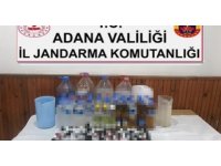 Adana’da bin 71 litre sahte ve kaçak alkol ele geçirildi