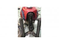 Çalınan motosiklet parçalanmış şekilde bulundu