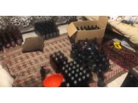 Antalya’da sahte alkol imal eden adrese operasyon: 3 gözaltı