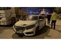 ’Dur’ İhtarına uymayan alkollü sürücüsü polise çarpıp kaçtı