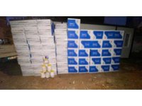 Antalya’da yüklü miktarda gümrük kaçağı makaron ele geçirildi