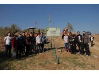 Kazada kaybettikleri arkadaşları anısına hatıra ormanı oluşturdular