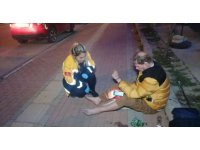Park halindeki araçların fotoğrafını çekip oturduğu yerde kalbini tutmaya başladı