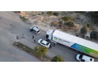 Mersin’de uyuşturucu tırına nefes kesen operasyon