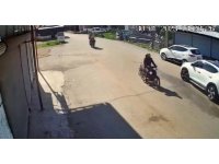 Polisle şüphelinin kovalamacasına katıldı, gelişmeleri an be an aktardı