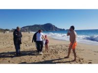 Alanya’dan kış ortasında kıskandıran manzara