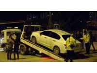 Alkollü şahıslar denetimde polislere zor anlar yaşattı