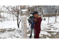 Çocukların kar sevinci