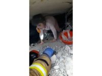 Kahramanmaraş’ta küçük kız enkazın altından böyle kurtarıldı