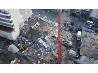 Hatay Payas’da çöken binalarda arama kurtarma çalışmaları sürüyor