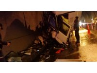 Ordu’da tünel içerisinde tır kazası: 1 yaralı