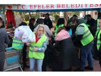 Efeler’in yardım kampanyası yoğun katılımla devam ediyor