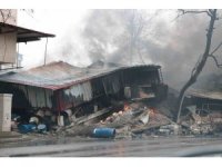 Kahramanmaraş toptancılar çarşısı yerle bir oldu