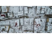 Elbistan’da yıkım dron ile görüntülendi