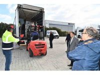 DTO yardım tırlarını yola çıkardı