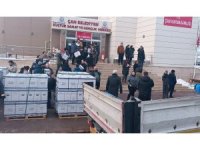 Çan depremzedeler için tek yürek oldu