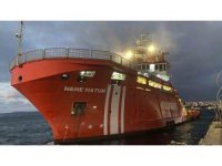 Çanakkale’den ikmal ve yardım malzemelerini alan ‘Nene Hatun’ İskenderun’a hareket edecek