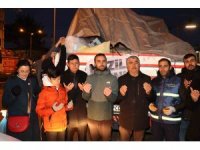 Nazilli’den otuzikinci tır dualarla yola çıktı