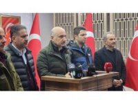 Ulaştırma ve Altyapı Bakanı Karaismailoğlu: “Adıyaman’da 896 tane vatandaşımızı kaybettik, 400 tane yaralımız var”