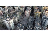 Adana Alpargun Apartmanı’nda arama kurtarma çalışmaları dron ile görüntülendi