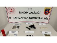 Sinop’ta otobüs yolcusu çantasında uyuşturucu ile yakalandı