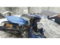 Dernek başkanı trafik kazası geçirdi