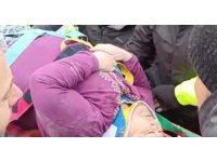 Kahramanmaraş’tan bir güzel haber daha, bir kadın enkazdan kurtarıldı