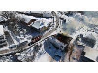 Burdur’da müstakil ev çıkan yangında kül oldu