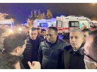 Başkan Yılmaz, hastanede yaralı yakınlarıyla görüştü