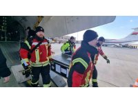 Ukrayna’dan gelen ilk arama-kurtarma ekibi Gaziantep’e ulaştı