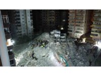 Ekim Apartmanı’nda kurtarma çalışması başlatıldı