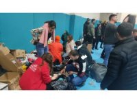 Aydınlı gençler projeyi yarım bıraktılar, depremzedelere koştular