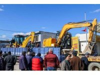 Köşk Belediyesi, 2 iş makinesini deprem bölgesine gönderdi
