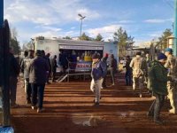 Aydın Büyükşehir Belediyesi’ne ait mobil aşevi Adıyaman’da