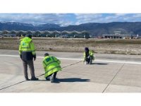 Hatay Havalimanı’nda hummalı inşaat çalışmaları devam ediyor