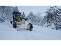 Tekkeköy’de karla mücadele hız kesmiyor