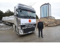 Kastamonu Belediyesi’nden deprem bölgesine 5 tır ve 6 kamyon yardım
