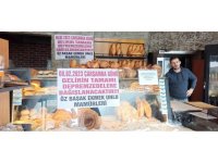 Hayırsever fırıncı bir günlük gelirini deprem bölgesine bağışları