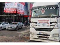 Yardım Tırları Talas’tan Deprem Bölgesine Akıyor