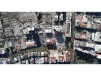 6 kişinin canlı çıkarıldığı Arzu Apartmanı’nın dron görüntüsü