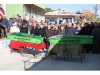 Depremde hayatını kaybeden anne ve kızı toprağa verildi