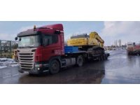 Kayseri Büyükşehir’den Adıyaman’a İş Makineleri, Elbistan’a Konteynır Gönderildi