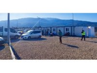 Bodrum Belediyesi tarafından çadırlar ve prefabrik ev kuruldu