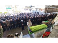 Doktor anne ve evladı son yolculuğuna uğurlandı