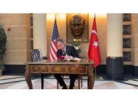 Blinken, Türkiye nin Washington Büyükelçiliğinde taziye defterini imzaladı