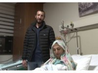 Doğum yapacağı hastane hasar görünce uçakla İstanbul’a getirildi