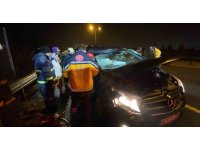 Hatay’dan İstanbul’a giden depremzede aile kaza yaptı: 1’i bebek 9 yaralı