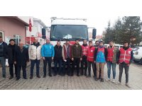 Aslanapa’dan deprem bölgesine 15 ton un gönderildi