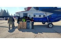 Mehmetçik 532 köye helikopter ile yardım malzemesi ulaştırıldı