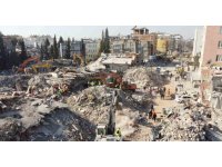 Adıyaman’daki enkazların dron görüntüsü